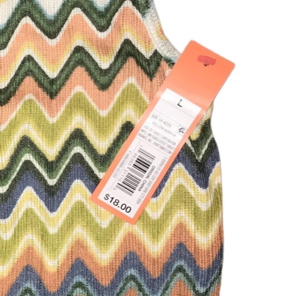 NWT Colsie Chevron Print Tiny Tanks Short Set Loungewear PJs L - Picture 5 of 7